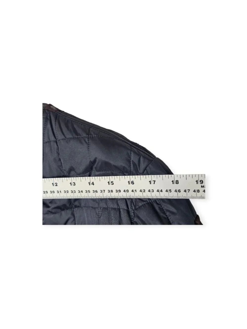 Gucci Mens Quilted Bomber Jacket Navy Blue Brown Suede Trim IT 50 US 40 Italy